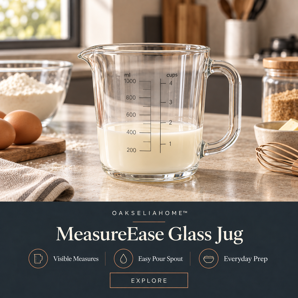 MeasureEase Glass Measuring Jug