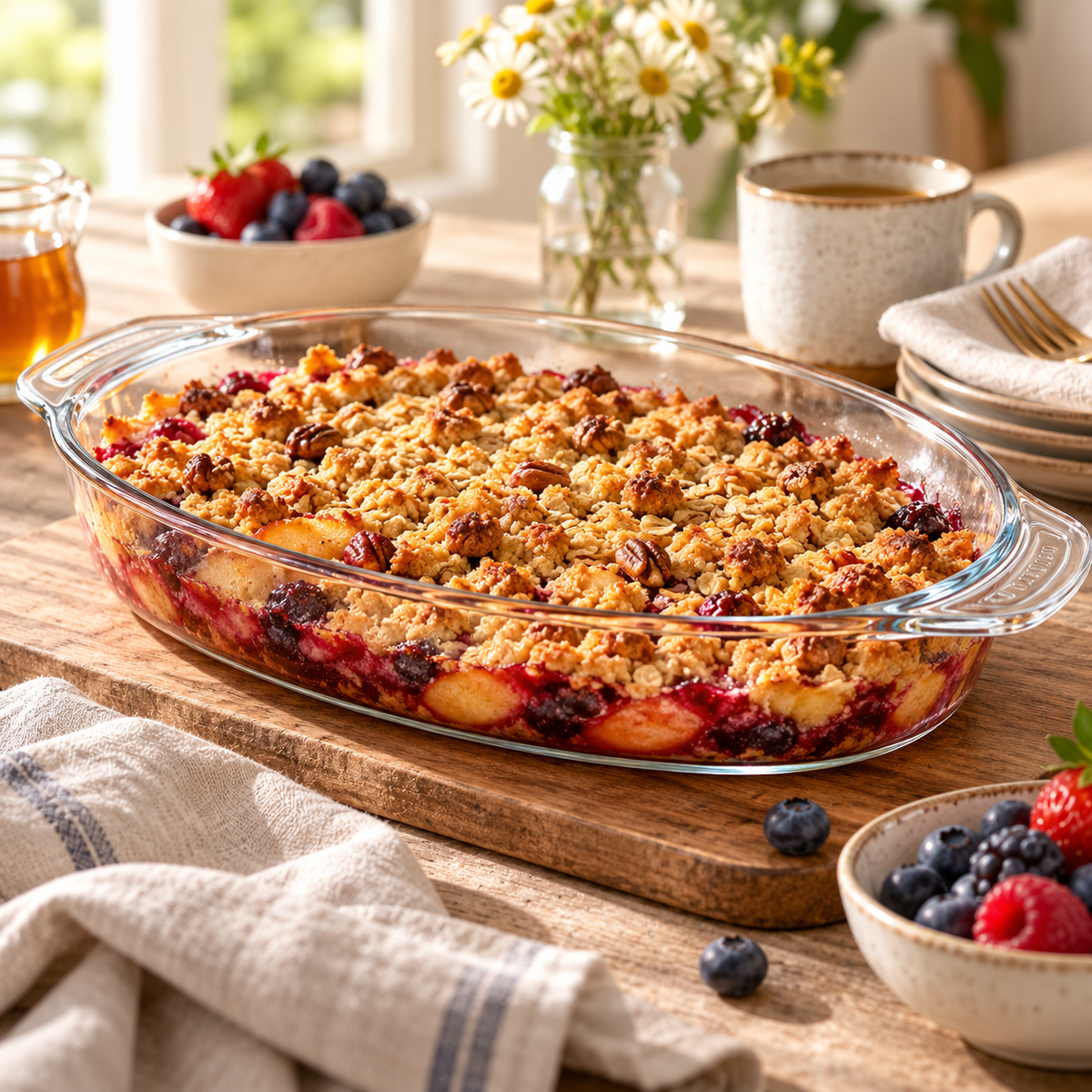 OAKSELIAHOME™ HearthView Oval Glass Baking Dish